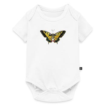 Schwalbenschwanz Schmetterling - Baby Premium Kurzarmbody - Weiß - Vorne