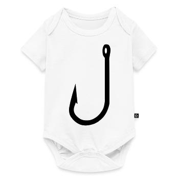 anhaken - Baby Premium Kurzarmbody - Weiß - Vorne