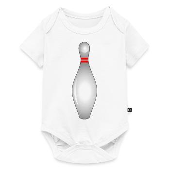 Bowling Pin - Baby Premium short-sleeve bodysuit - white - Front