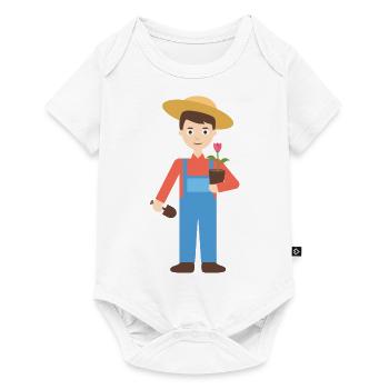 gardener - Baby Premium short-sleeve bodysuit - white - Front