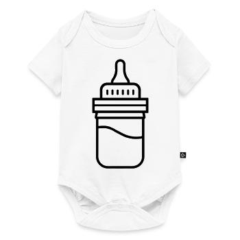 bottle - Baby Premium short-sleeve bodysuit - white - Front