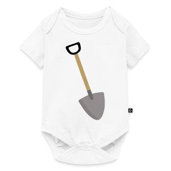 Shovel - Baby Premium short-sleeve bodysuit - white - Front
