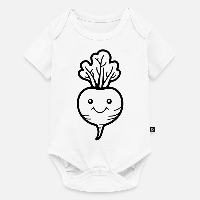 Betterave - Body à manches courtes Premium Bébé - blanc