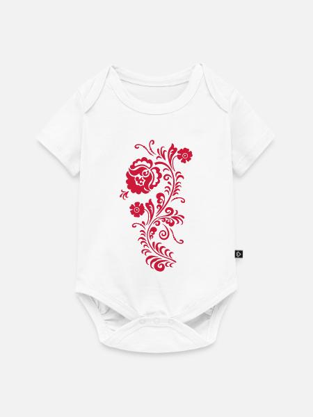 Ornament - Baby Premium Kurzarmbody - Weiß