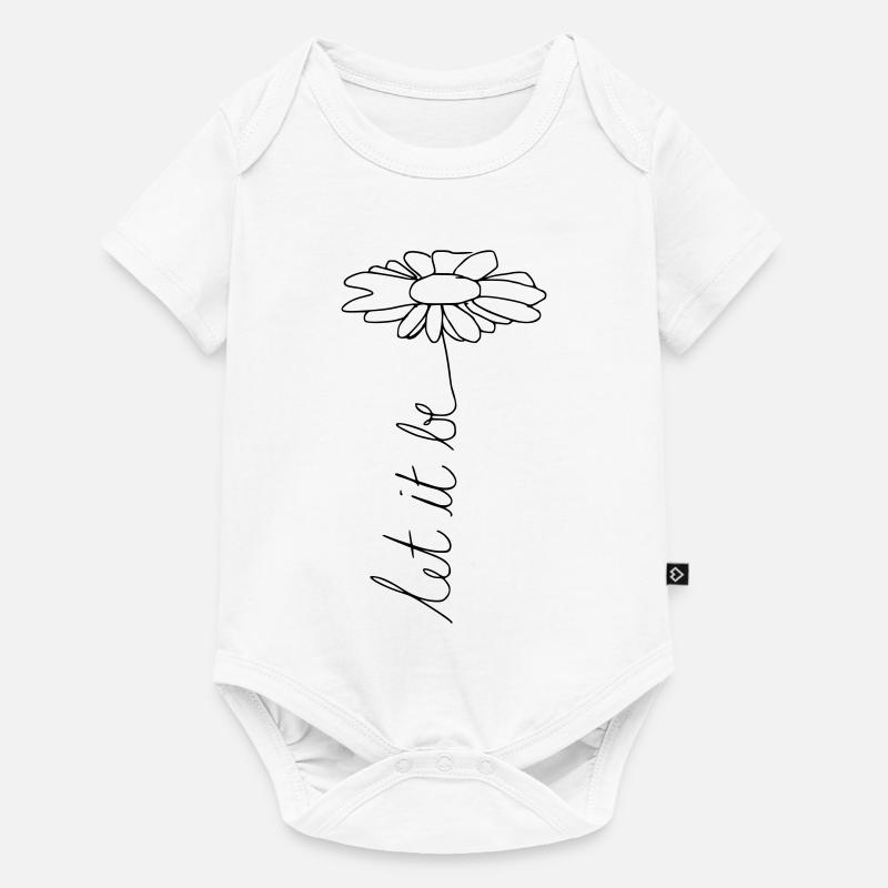 let it be. - Baby Premium short-sleeve bodysuit - white