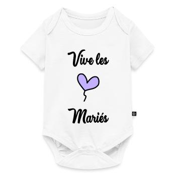 FUTURE MARIEE. EVJF. MARIEE. TEAM. TEAM MARIEE - Body à manches courtes Premium Bébé - blanc - Devant