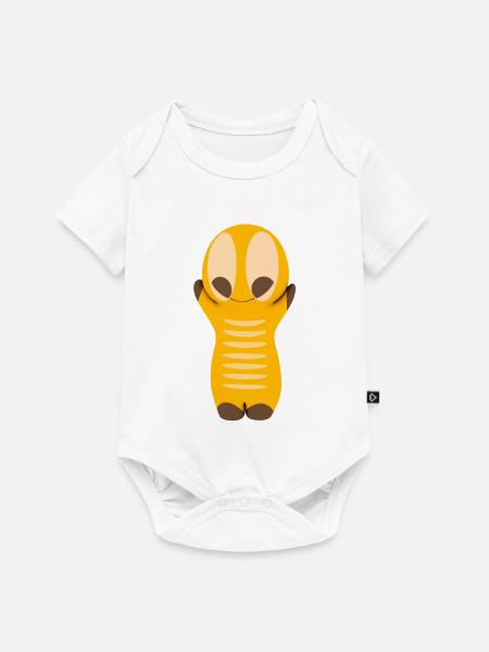 Niedliche Kawaiifigur - Baby Premium Kurzarmbody - Weiß