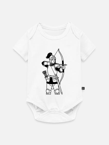 Schütze - Baby Premium Kurzarmbody - Weiß