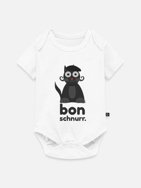 bonschnurr. drôlig. - Baby Premium Kurzarmbody - Weiß