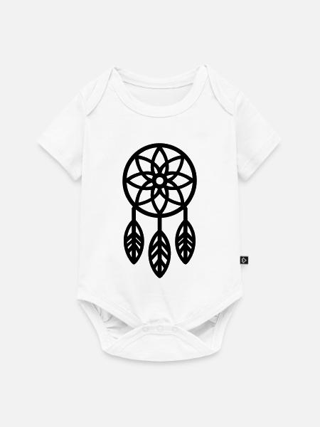 Traumfänger - Baby Premium Kurzarmbody - Weiß