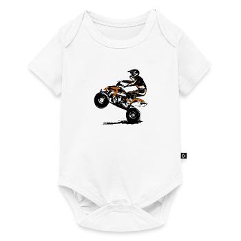 Quad Racing - ATV Racer - Body à manches courtes Premium Bébé - blanc - Devant