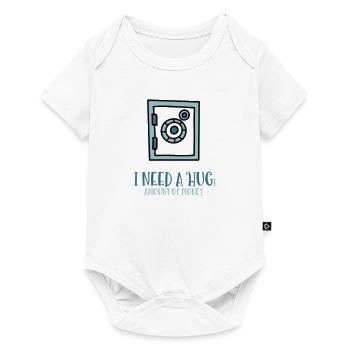 MONEY LOVE EMBRACE LOVE STOCK EXCHANGE SAFE MOTIF EUR - Baby Premium short-sleeve bodysuit - white - Front
