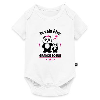 je vais être grande soeur,Bientôt Grande sœur - Body à manches courtes Premium Bébé - blanc - Devant