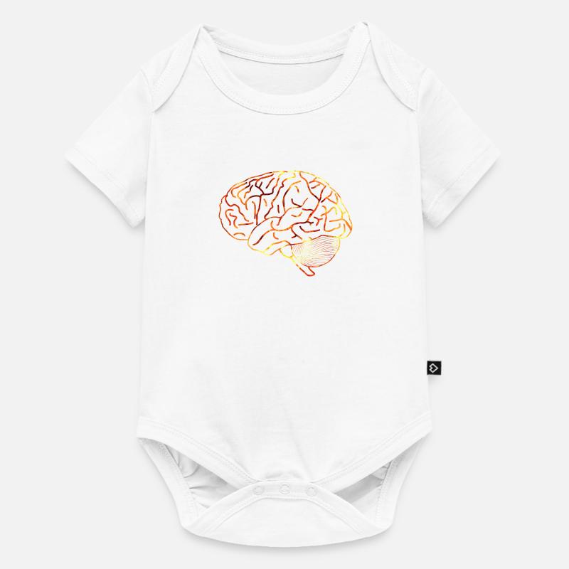 brain - Baby Premium short-sleeve bodysuit - white