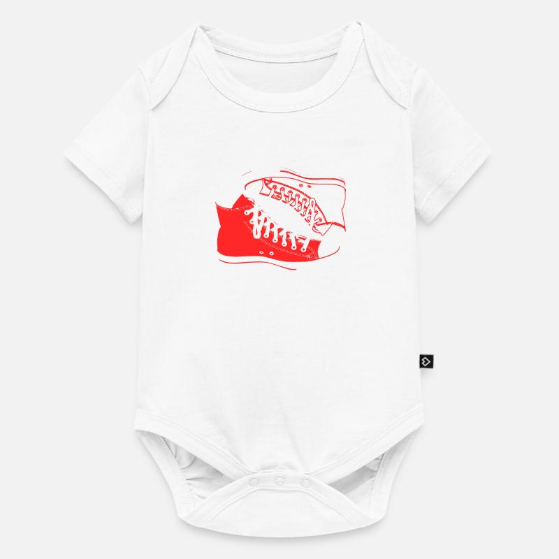 Chaussures retro Baskets Cadeau - Body à manches courtes Premium Bébé - blanc