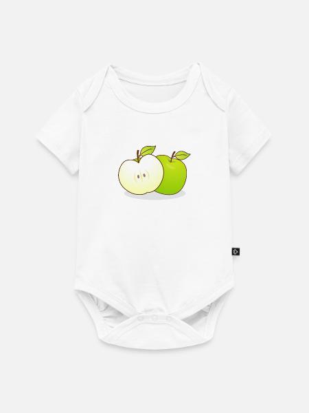 Äpfel - Baby Premium Kurzarmbody - Weiß