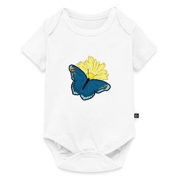 Butterfly Butterfly Wing Butterfly - Baby Premium short-sleeve bodysuit - white - Front