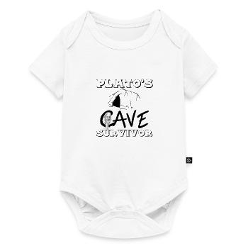 plato's cave survivor - Baby Premium short-sleeve bodysuit - white - Front