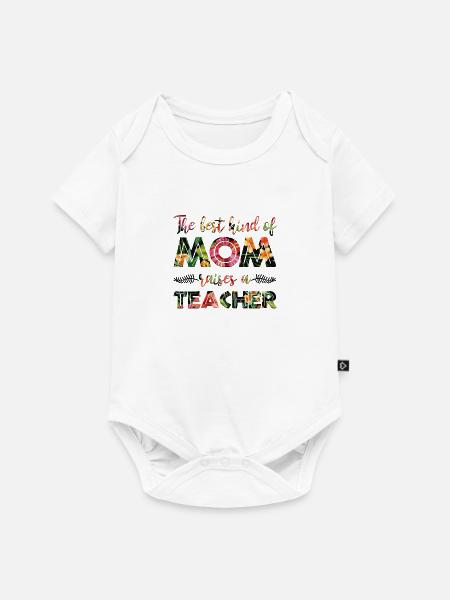 Lehrerin Mom - Baby Premium Kurzarmbody - Weiß