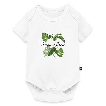 Summertime Spring springtime - Baby Premium short-sleeve bodysuit - white - Front