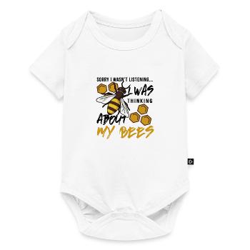 Honey Beekeeping Nature Hobby Bee Keeper - Baby Premium short-sleeve bodysuit - white - Front