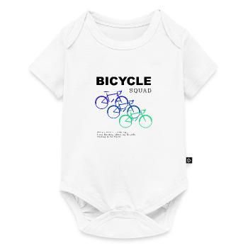 Bicycle Squad Hobby Cyclist - Body à manches courtes Premium Bébé - blanc - Devant