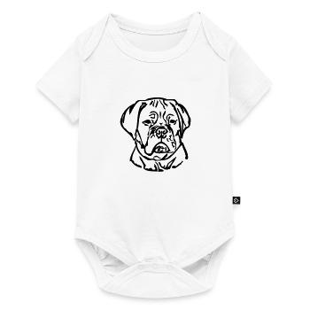 bordeauxpupvecdes1 - Body à manches courtes Premium Bébé - blanc - Devant