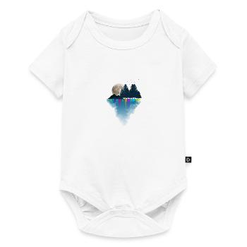 Colorful, artful style T-shirt - Baby Premium short-sleeve bodysuit - white - Front