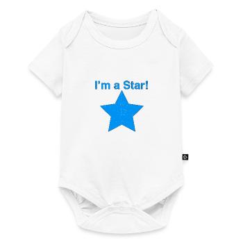 I'm a Star Blue - Baby Premium short-sleeve bodysuit - white - Front