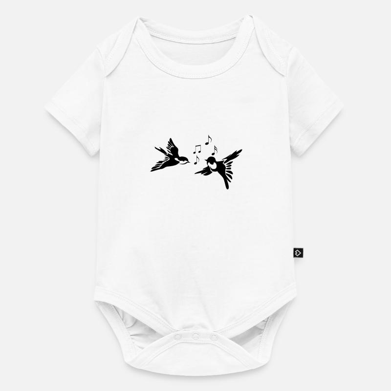 liberté - Body à manches courtes Premium Bébé - blanc