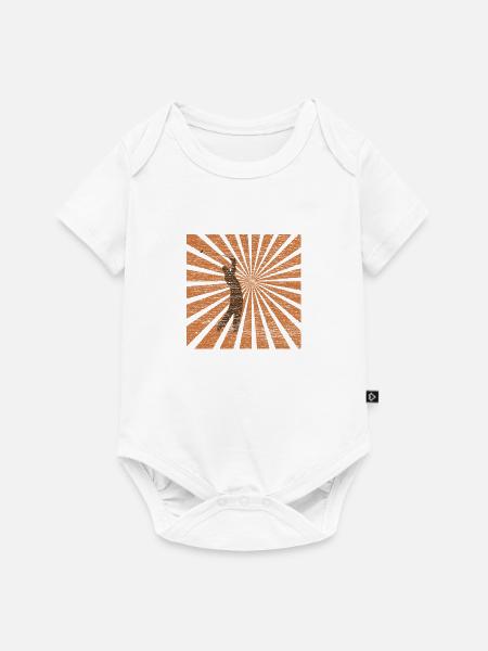 Golf Golfspieler - Baby Premium Kurzarmbody - Weiß