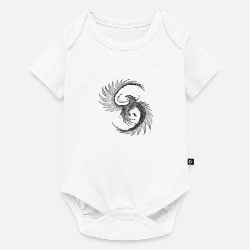 Phoenix de ses cendres - Body à manches courtes Premium Bébé - blanc