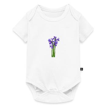 Flowers Spring Iris Iris - Gift Idea - Baby Premium short-sleeve bodysuit - white - Front