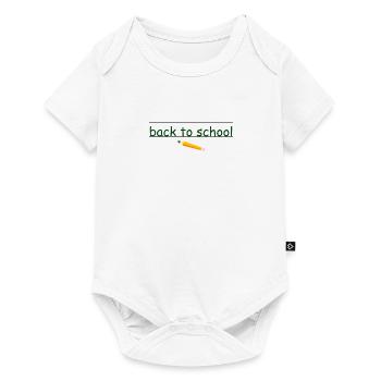 Schule - Baby Premium Kurzarmbody - Weiß - Vorne