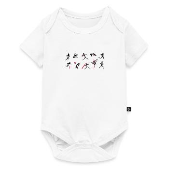 Decathlon, Track and Field - Baby Premium short-sleeve bodysuit - white - Front