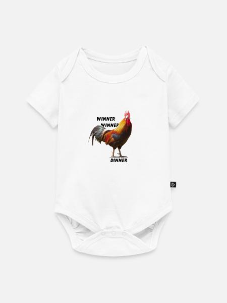 Winner Winner Chicken Dinner - Baby Premium Kurzarmbody - Weiß