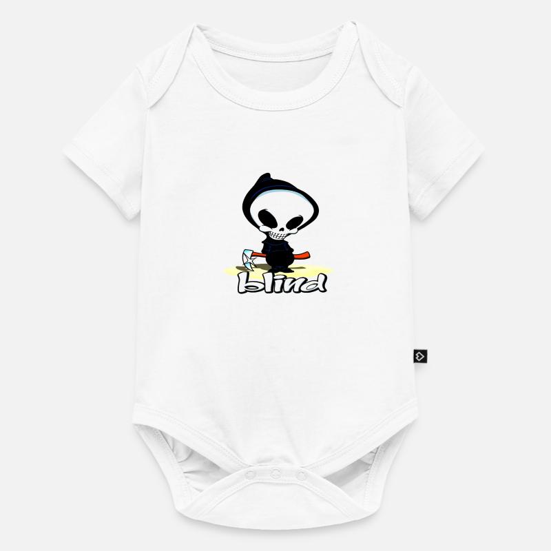 BLINDER SCHÄDEL - Baby Premium Kurzarmbody - Weiß