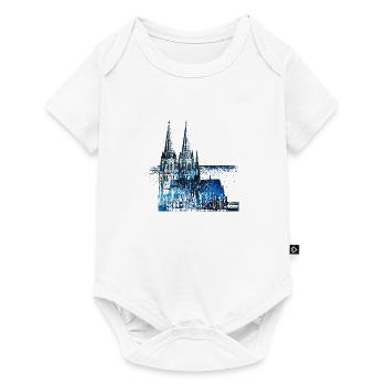 Köln Kölner Dom Cologne Deutschland Germany - Body à manches courtes Premium Bébé - blanc - Devant