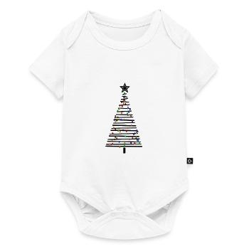 Sapin de Noël - Body à manches courtes Premium Bébé - blanc - Devant
