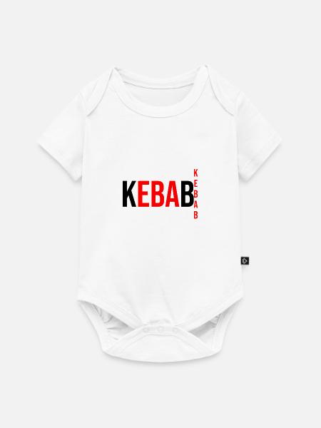 Kebab Fast Food - Baby Premium Kurzarmbody - Weiß