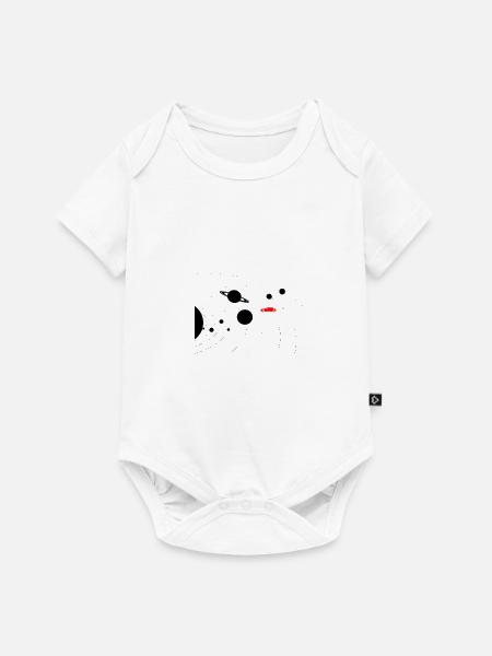 sonnensystem tesla - Baby Premium Kurzarmbody - Weiß