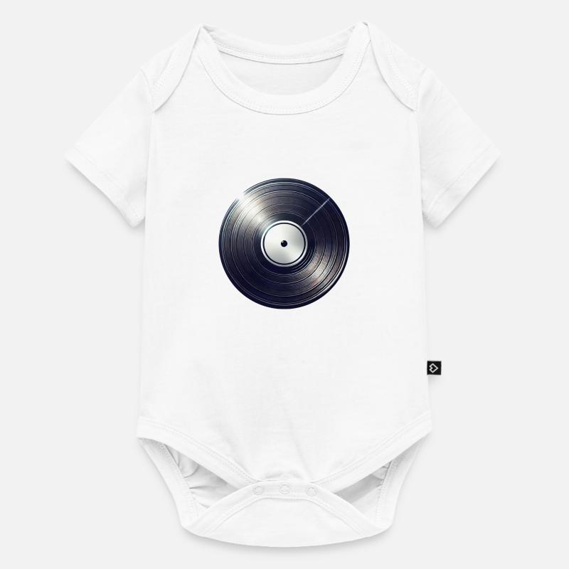 vinyle - Body à manches courtes Premium Bébé - blanc