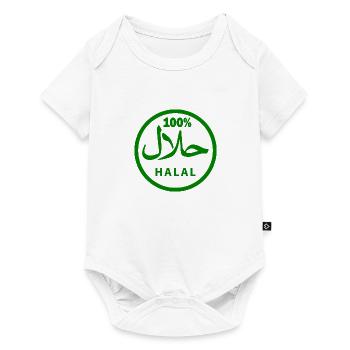 Halal - Baby Premium short-sleeve bodysuit - white - Front