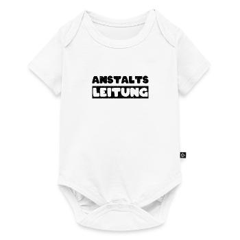 Anstaltsleitung - Baby Premium Kurzarmbody - Weiß - Vorne