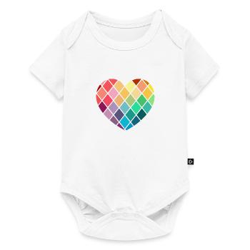 AMOUR - aussi précieux que les diamants - Body à manches courtes Premium Bébé - blanc - Devant