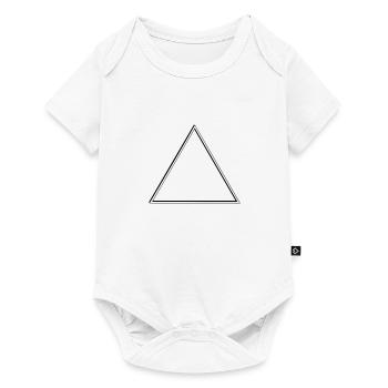 triangle - Baby Premium short-sleeve bodysuit - white - Front