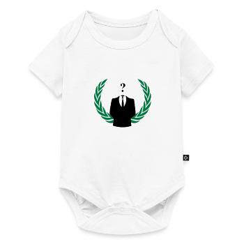 anonymous color - Body à manches courtes Premium Bébé - blanc - Devant