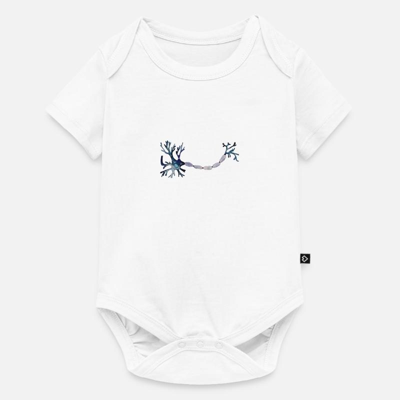 neuron - Baby Premium short-sleeve bodysuit - white