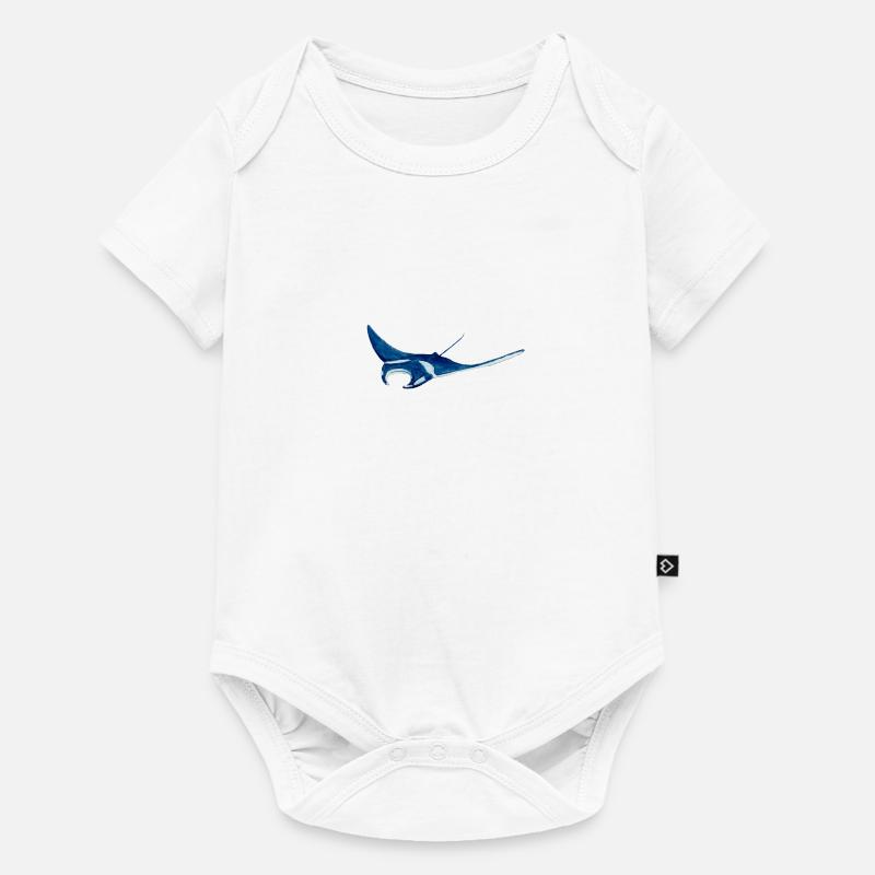 Mantarochen - Baby Premium Kurzarmbody - Weiß