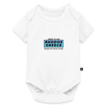 Rhodes Greece - Baby Premium short-sleeve bodysuit - white - Front